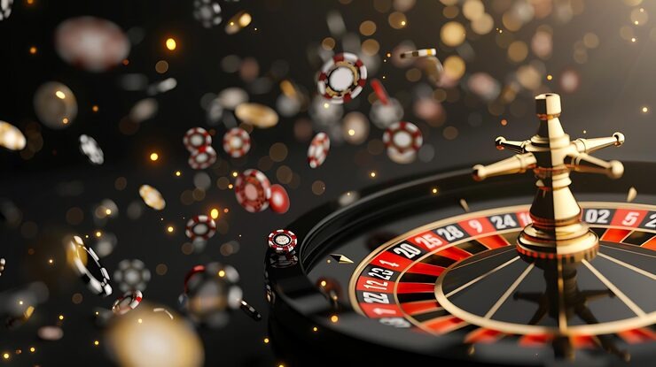 Real dealer and wheel in action Live dealer spinning roulette wheel on kawasan